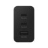 Võrgulaadija Power Delivery ja Quick Charge funktsiooniga, must, 65 W