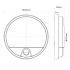 Liikumisanduriga LED-lamp, hall MCE291 GR