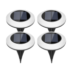 Päikeseenergial töötavad maasse torgatavad aiavalgustid – 4 tk