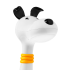 LED-laualamp Rebel – koer, 160 x 186 x 400 mm