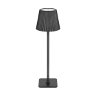 LED-puutetundlik laua- ja kirjutuslaualamp Rebel, must