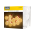 Sisemised LED-jõulutuled Rebel patareitoitel – lumememmed, 1,65 m