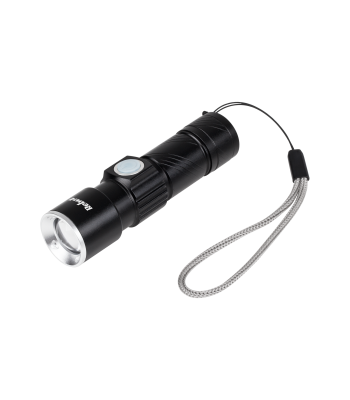 Alumiiniumist taskulamp Rebel (ZOOM, USB-pistik), 3W