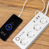 Nutikas WiFi-pikendusjuhe Kruger&Matz 4 Saksa tüüpi pistikupesa ja 4xUSB 2100 mA Connect P6 Tuya
