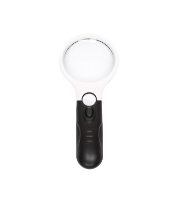 Valgustusega käsiluup LED-valgustusega, 75 mm, 3×, 22 mm, 45×, LR-4 /312774/