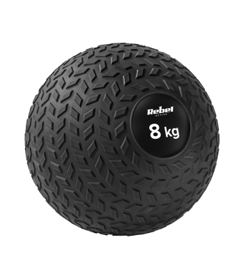 Väike meditsiinipall taastusraviharjutusteks Slam Ball, REBEL ACTIVE, 23 cm, 8 kg
