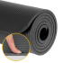 Võimlemismatt jooga-, pilatese- ja fitness-harjutusteks, NBR, must, REBEL ACTIVE 183 x 61cm, 1 cm