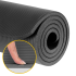 Võimlemismatt jooga, pilatese ja fitnessi jaoks, NBR, must, REBEL ACTIVE, 183 x 61 cm, paksus 1,5 cm
