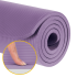 Võimlemismatt jooga-, pilatese- ja fitnessitreeninguteks, NBR, lilla, Rebel Active, 183 x 61 cm, paksus 1,5 cm