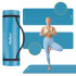 Võimlemismatt jooga-, pilatese- ja fitnessitreeninguteks Rebel Active, sinine, NBR, 183 x 61 cm, paksus 1,5 cm