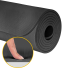 Võimlemismatt jooga, pilatese ja fitnessi jaoks Rebel Active, TPE, must, 183 x 61 cm, 1 cm