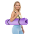 Võimlemismatt jooga-, pilatese- ja fitnessiharjutusteks REBEL ACTIVE, TPE, lilla, 183 x 61 cm, 1 cm