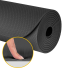Võimlemismatt jooga, pilatese ja fitnessi jaoks, must, TPE, Rebel Active, 183 x 61 cm, 4 mm