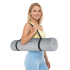 Võimlemismatt jooga, pilatese ja fitnessi jaoks, Rebel Active, 183 x 61 cm, 4 mm, TPE, hall