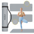 Jooga-, pilatese- ja fitnessimatt REBEL ACTIVE RBA-3152 183 x 61 cm, 6 mm
