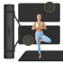 Treeningmatt jooga, pilatese ja fitnessi jaoks Rebel Active, TPE, must, RBA-3159, 200x90 cm, 1 cm