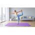Treeningmatt jooga, pilatese ja fitnessi jaoks Rebel Active, lilla, RBA-3159, 200x90 cm, 1 cm