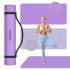 Treeningmatt jooga, pilatese ja fitnessi jaoks Rebel Active, lilla, RBA-3159, 200x90 cm, 1 cm