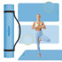 Võimlemismatt jooga-, pilatese- ja fitnessitreeninguteks REBEL ACTIVE RBA-3159, sinine, 200x90 cm, 1 cm