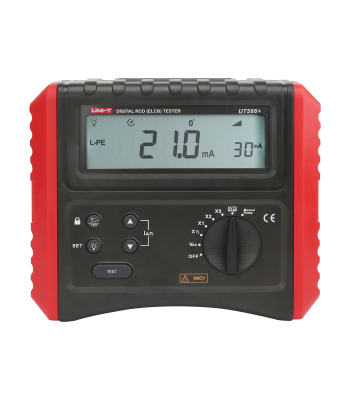 Rikkevoolukaitsmete ja elektripaigaldiste tester Uni-T UT586+