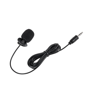 Klambriga kondensaatormikrofon, jack 3,5 mm, 2 m