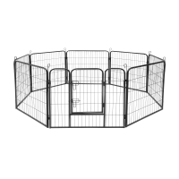 Modulaarne koerapuur, terasest aedik, REBEL ANIMALS S, 8 paneeli, 80 × 60 cm