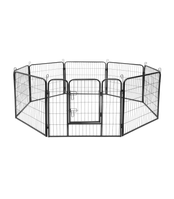 Modulaarne koerapuur, terasest aedik, REBEL ANIMALS S, 8 paneeli, 80 × 60 cm