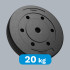 Bituumenketas REBEL ACTIVE, 20 kg, ava 31 mm