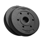 Bituumenist olümpiaraskusketaste komplekt REBEL ACTIVE, 2 x 7,5 kg, ava 51 mm