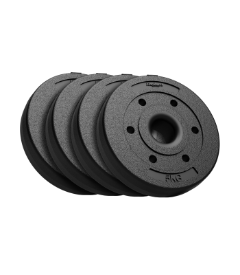 Bituumenkattega raskuste komplekt REBEL ACTIVE olümpiatangidele, 4 × 5 kg, ava 51 mm