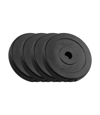 Bituumraskuste komplekt REBEL ACTIVE RB-2115, klassikalised kettad – 4 x 2,5 kg, ava 31 mm