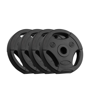 Bituumraskuste komplekt käepidemetega ketastega, Rebel Active, 4 × 2,5 kg, ava 31 mm