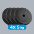 Bituumenketaste komplekt, klassikaline ketas, Rebel Active, 4x5kg, 31mm