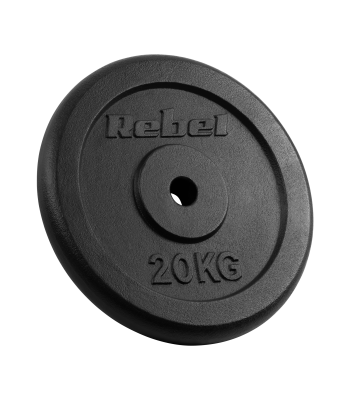 Malmist treeningketas Rebel Active 20 kg, ava 31 mm, RBA-2131