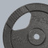 Malmist ketas käepidemetega Rebel Active – RBA-2137, 20 kg, ava 31 mm