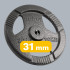 Malmist ketas käepidemetega Rebel Active – RBA-2137, 20 kg, ava 31 mm