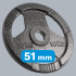 Malmist olümpiakettad Rebel Active, 2 x 10 kg, ava 51 mm