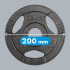 Malmist olümpiakettad Rebel Active, 4 x 2,5 kg, ava 51 mm