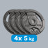 Olümpia malmketaste komplekt Rebel Active, 4 × 5 kg, ava 51 mm