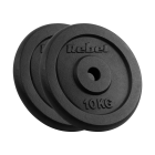 Malmist raskusketaste komplekt, klassikalised kettad, REBEL ACTIVE RBA-2129, 2x10kg, ava 31mm