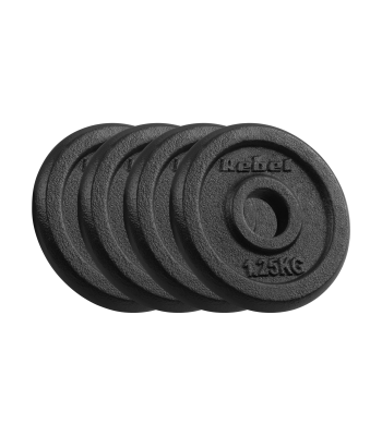 Malmist kaaluketaste komplekt Rebel Active – RBA-2126, 4 x 1,25 kg, ava 31 mm
