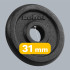 Malmist kaaluketaste komplekt Rebel Active – RBA-2126, 4 x 1,25 kg, ava 31 mm