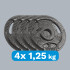 Malmist raskuste komplekt käepidemetega Rebel Active, 4 × 1,25 kg, ava 31 mm, RBA-2132