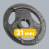 Malmist raskuste komplekt käepidemetega Rebel Active, 4 × 1,25 kg, ava 31 mm, RBA-2132