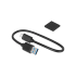 Väline SATA-ketta korpus USB-C 3.1 Rebel 2,5