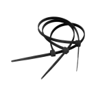 Kaablisidemed Cabletech, mustad, 100 tk, 2,5 mm x 15 cm