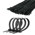 Kaabliside Cabletech, must, 100 tk, 3,6 mm x 20 cm