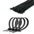 Kaablikinnitid Cabletech, mustad, 50 tk, 4,8 mm x 30 cm