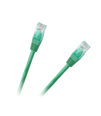 Patchcord UTP 8c pistik-pistik CCA roheline cat.6e 1.0m