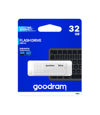 Goodram USB-mälupulk, valge, USB 2.0 32GB